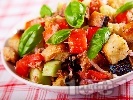 Рецепта Панцанела - италианска салата с домати, краставици и крутони